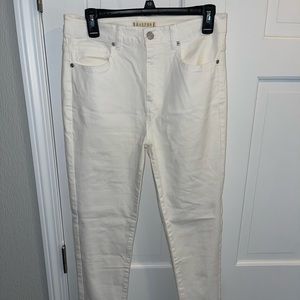 White skinny jeans from Francesca’s, size 30
